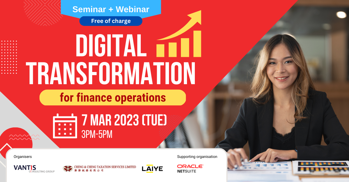 Virtual Event: Digital Transformation for finance operations